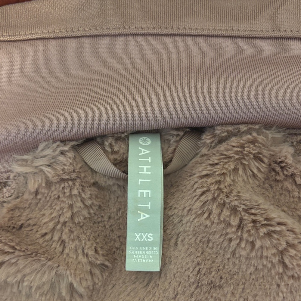 Athleta Triumph Luxe Shine Hoodie Sweatshirt XXS - Picture 5 of 6